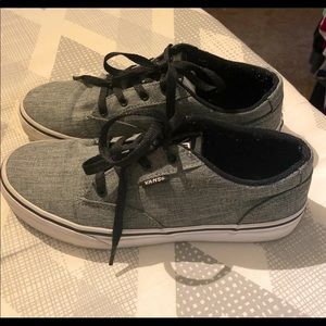 Boys gray vans size 5